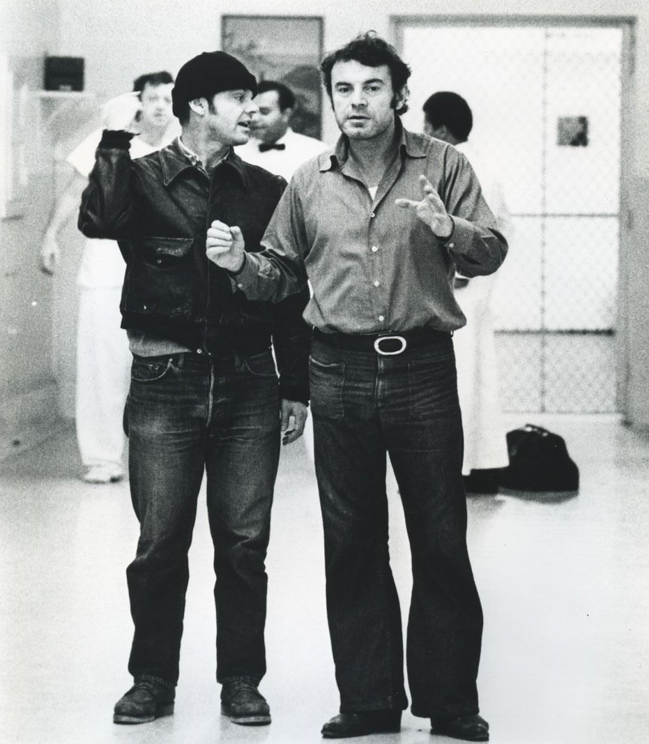 Milos Forman on the set of One Flew Over the Cuckoo’s Nest
